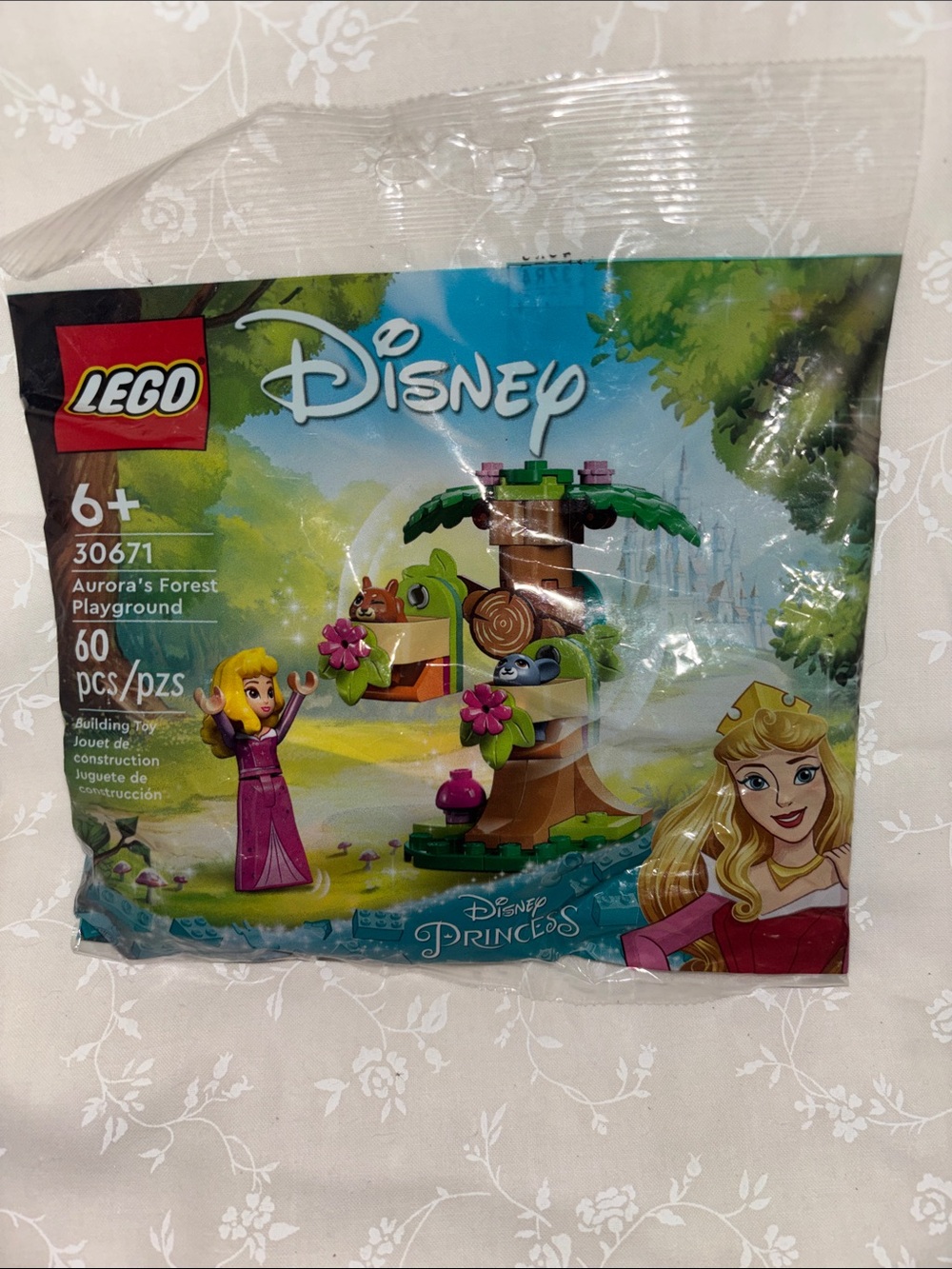 LEGO Disney Aurora Forest Playground - Pink, Green & Brown